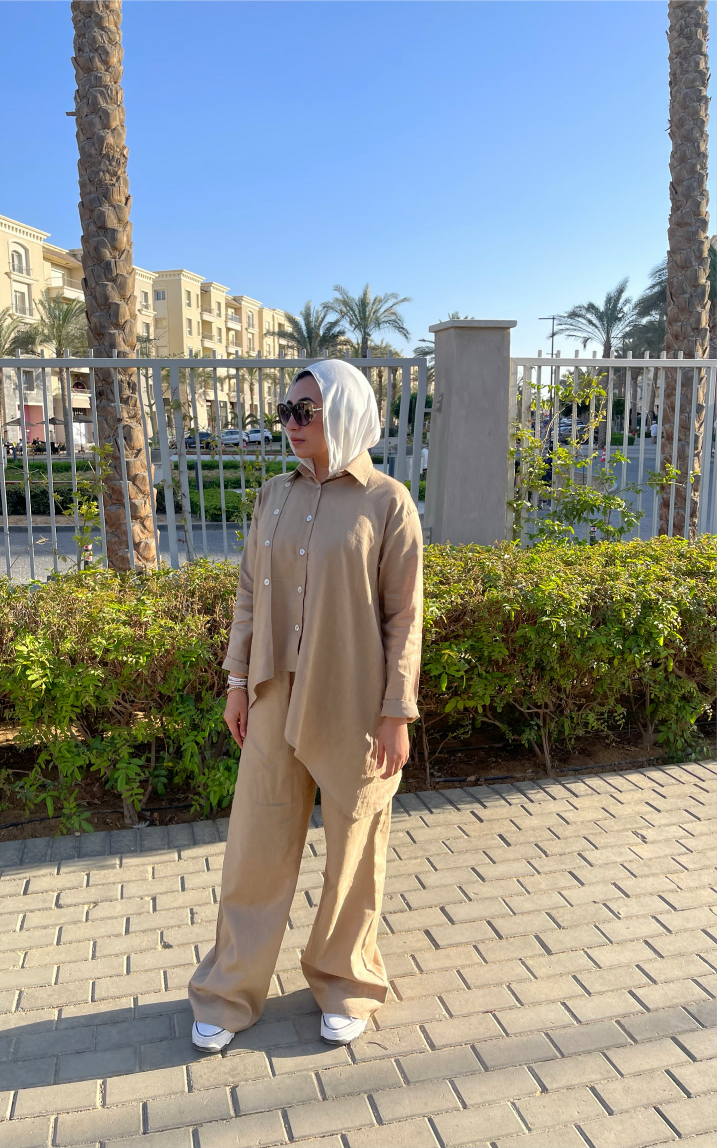 Liyana set in Cafe color