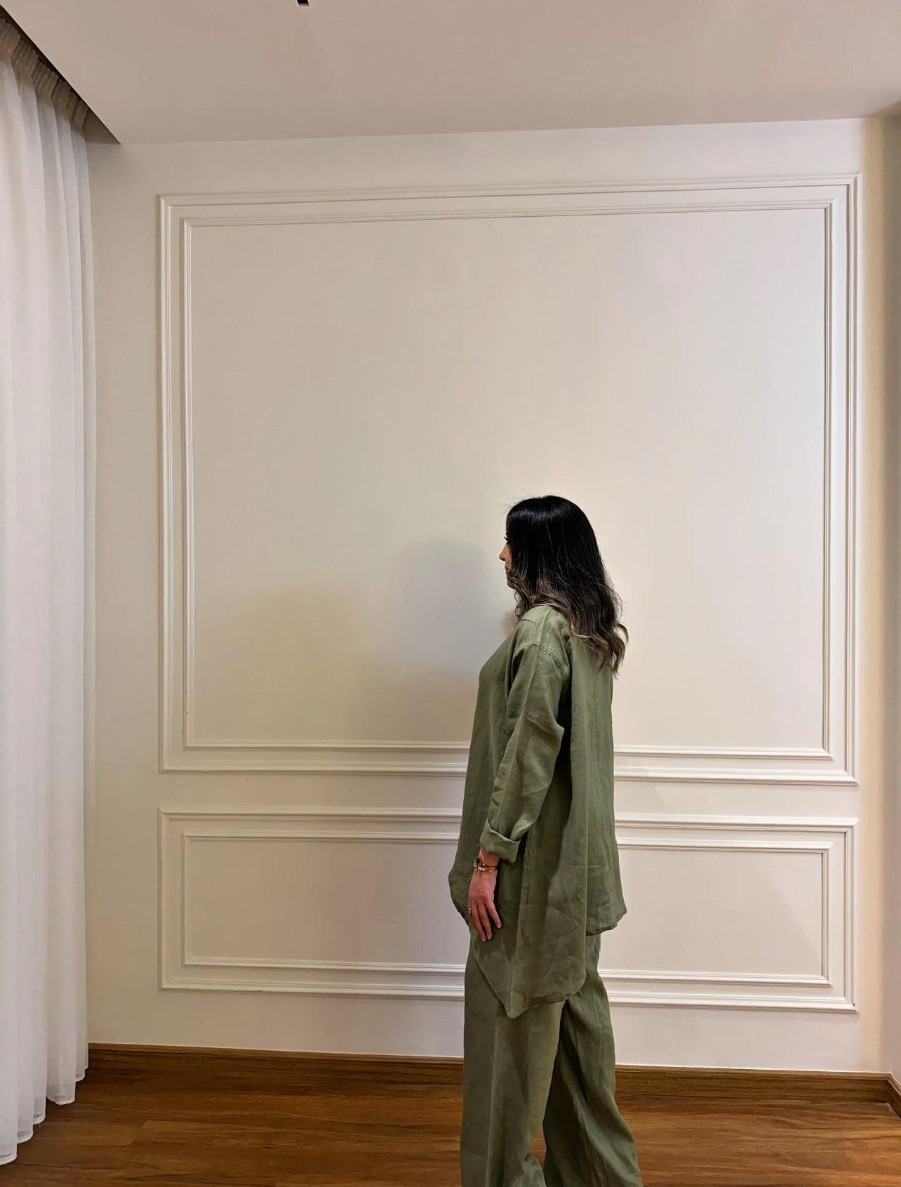 Liyana set In Olive color