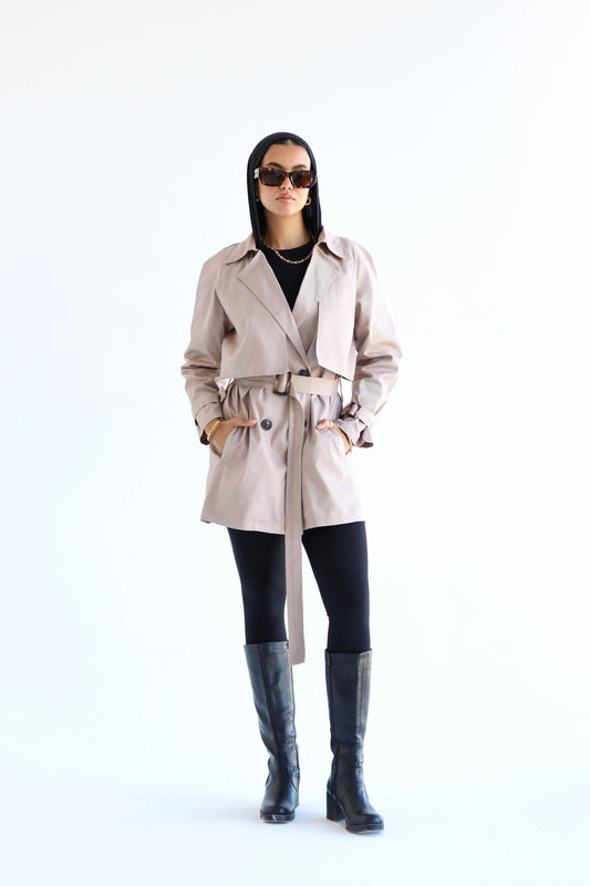 Belted Trench jacket