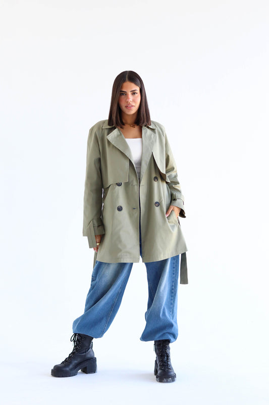 Belted Trench jacket