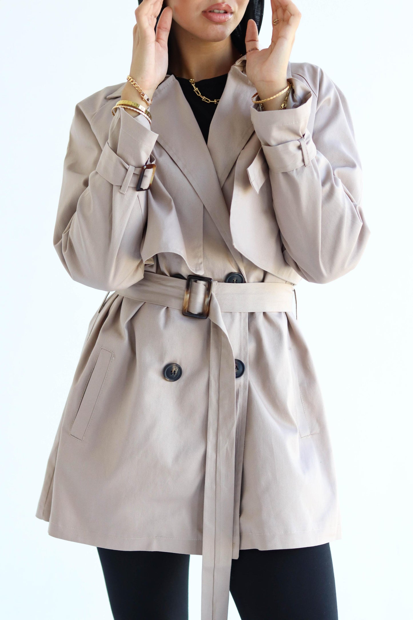 Belted Trench jacket
