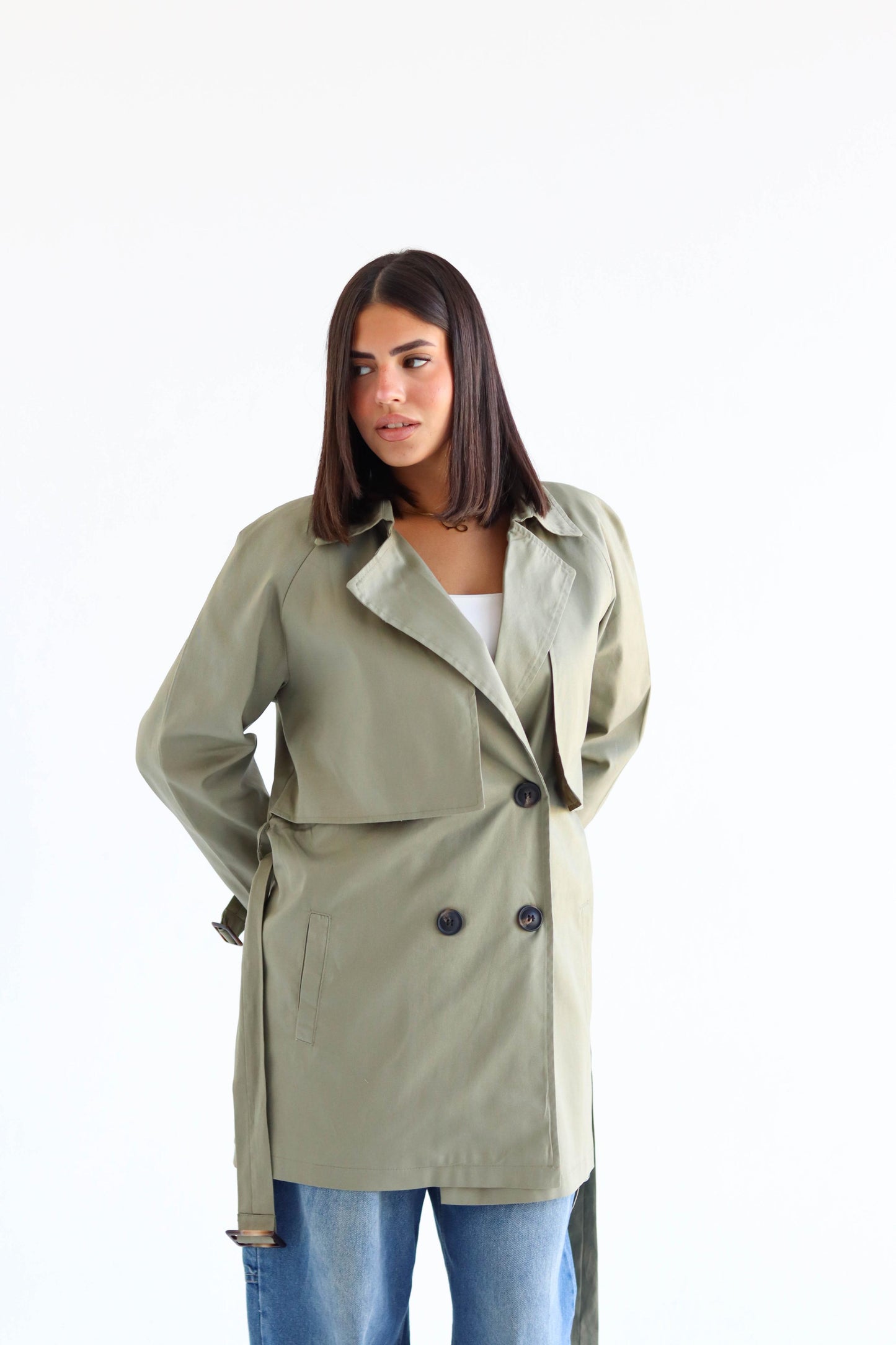 Belted Trench jacket