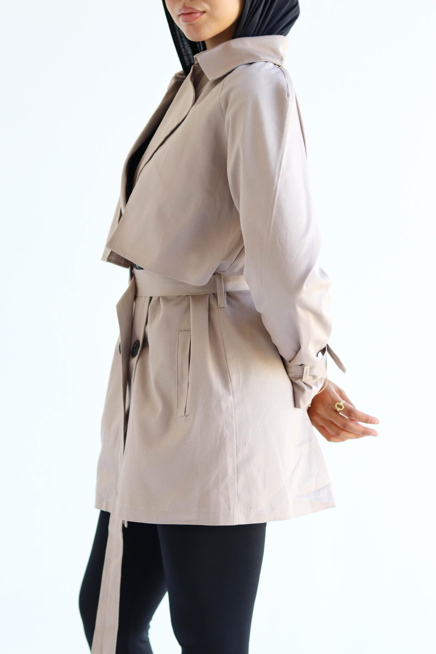 Belted Trench jacket