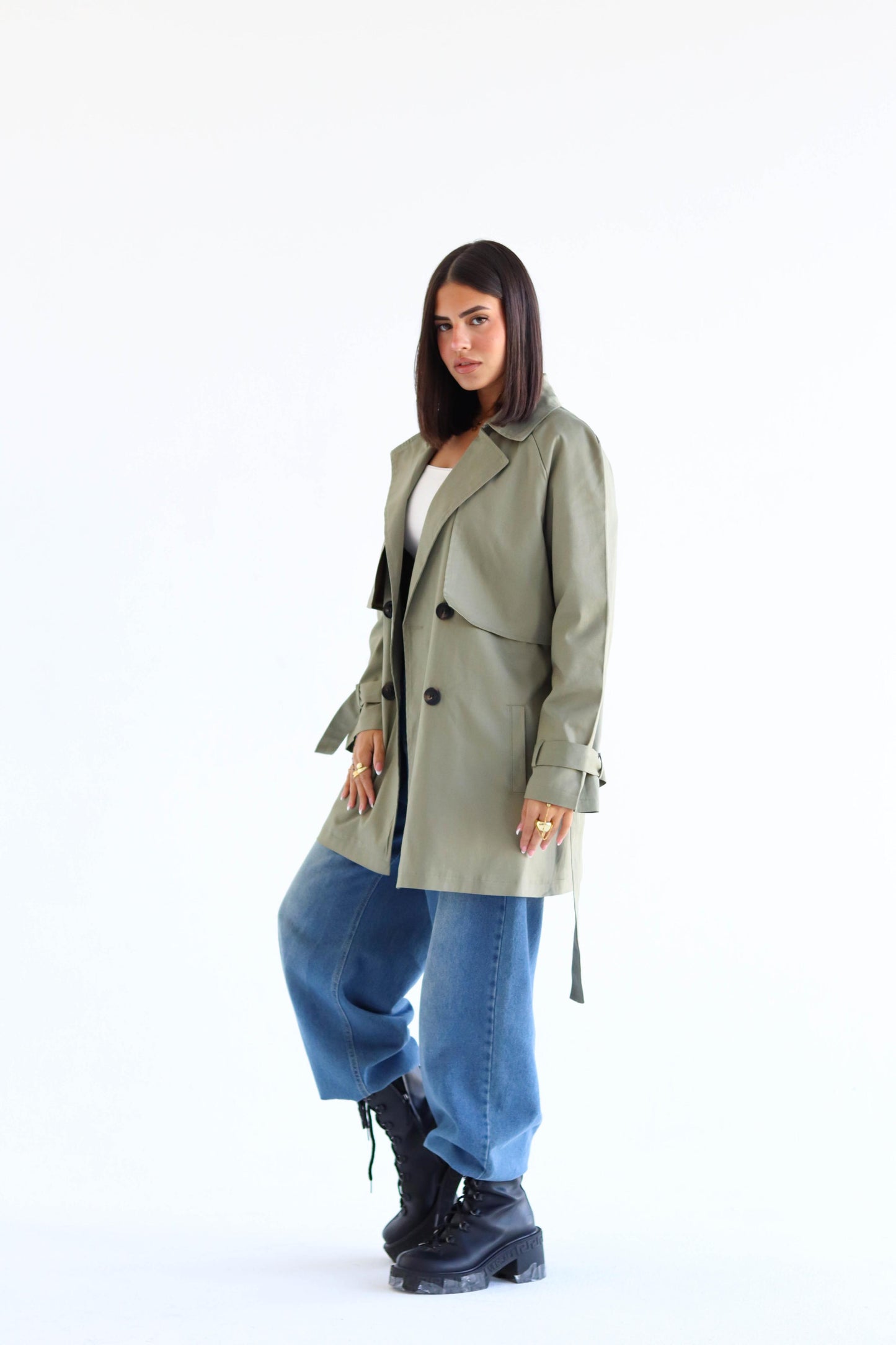 Belted Trench jacket