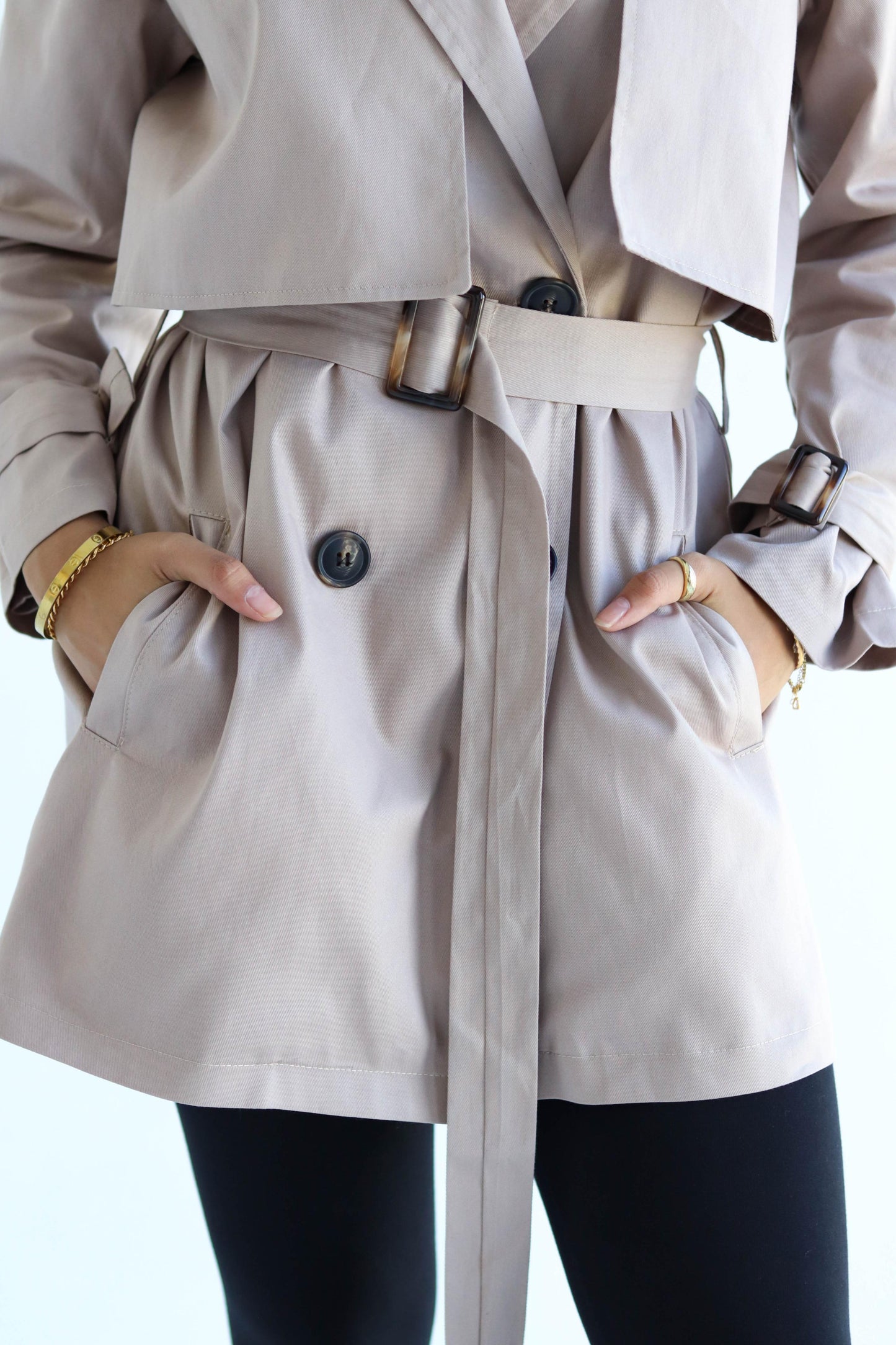 Belted Trench jacket