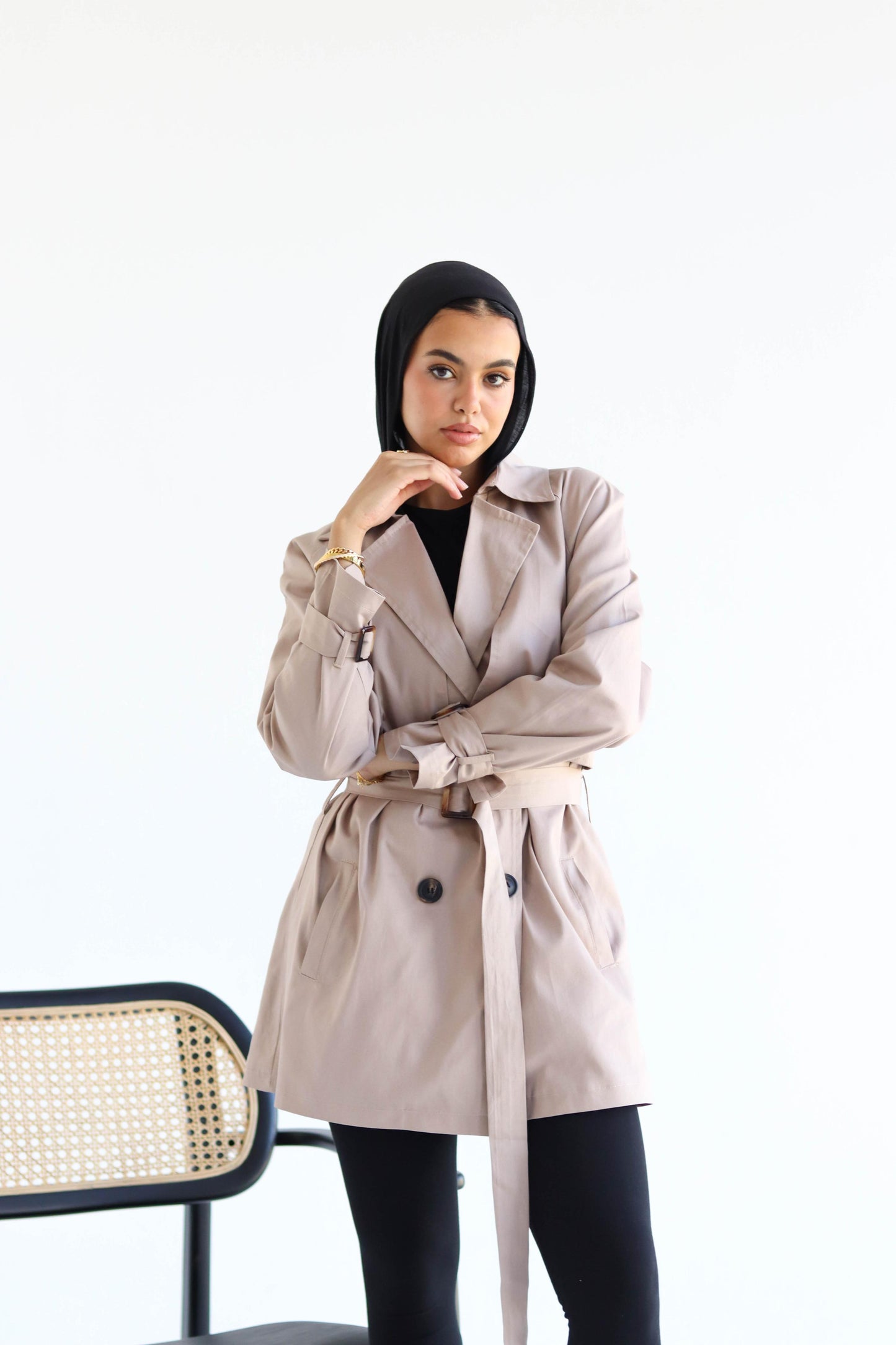 Belted Trench jacket