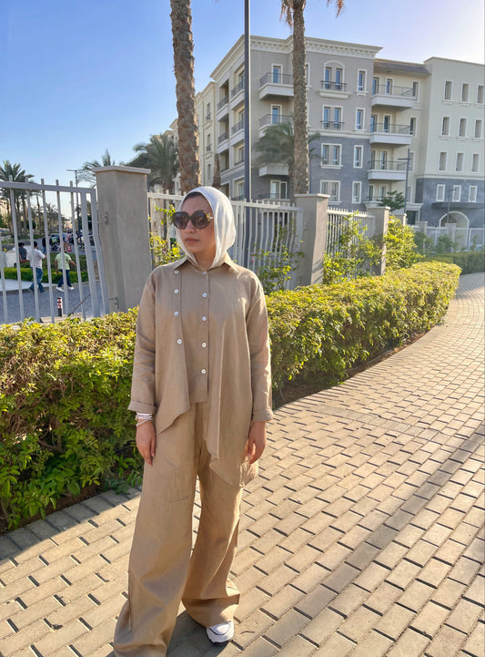 Liyana set in Cafe color