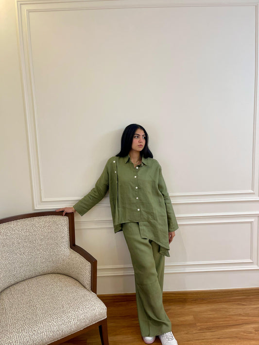 Liyana set In Olive color